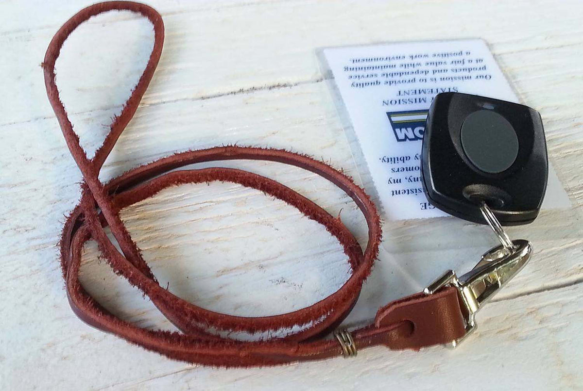 Leather String Lanyard With Western Rein Style Knot End Handmade for  Mother's Day or Just as a Gift